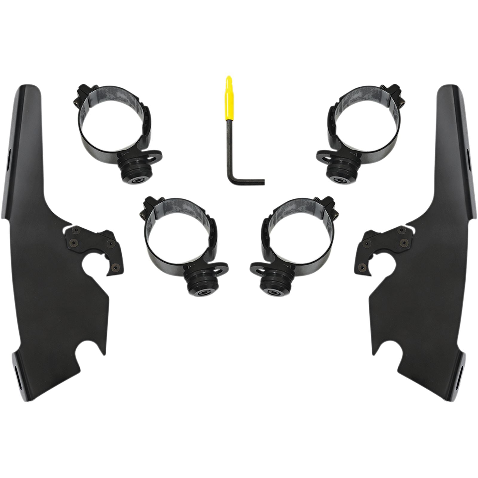 Memphis Shades Fats/Slim Mounting Kit - Black - FLFB MEB2046_426036