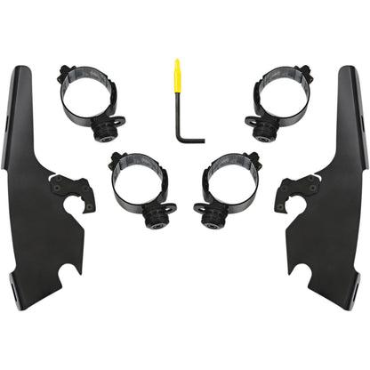 Memphis Shades Fats/Slim Mounting Kit - Black - FLFB MEB2046_426036