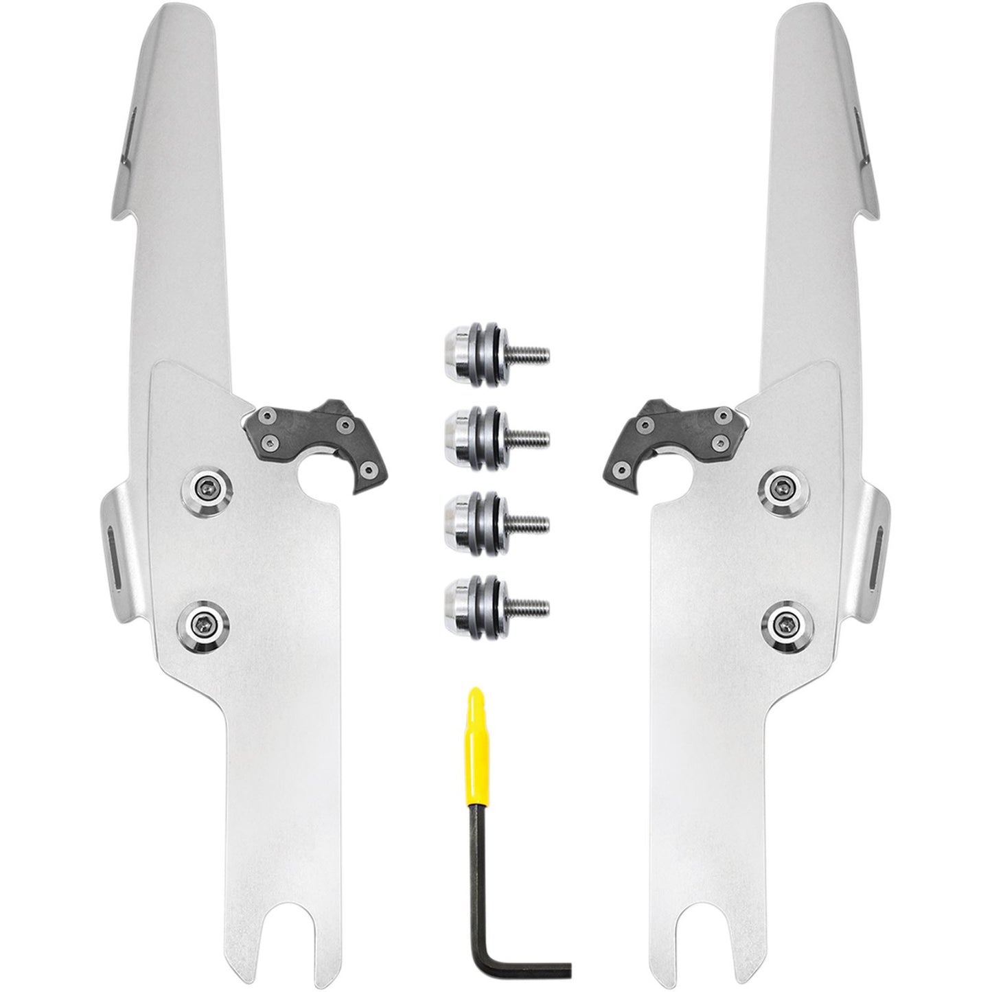 Memphis Shades Batwing Fats/Slim Mounting Kit - Polished - FLHRS/XS MEK2041_426825