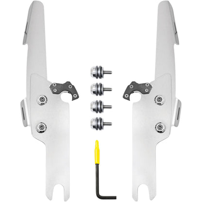 Memphis Shades Batwing Fats/Slim Mounting Kit - Polished - FLHRS/XS MEK2041_426825