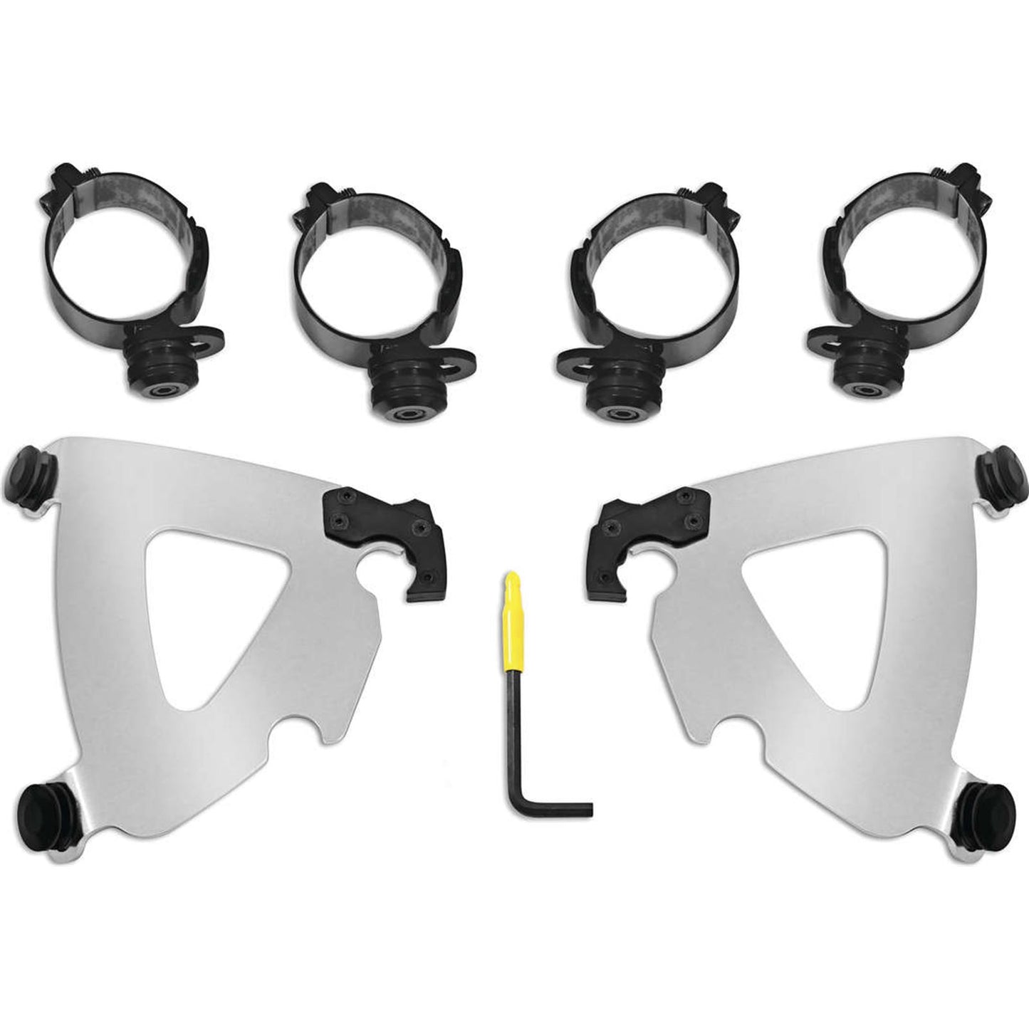 Memphis Shades Road Warrior Mounting Kit - Polished - FLSB MEK2043_75008