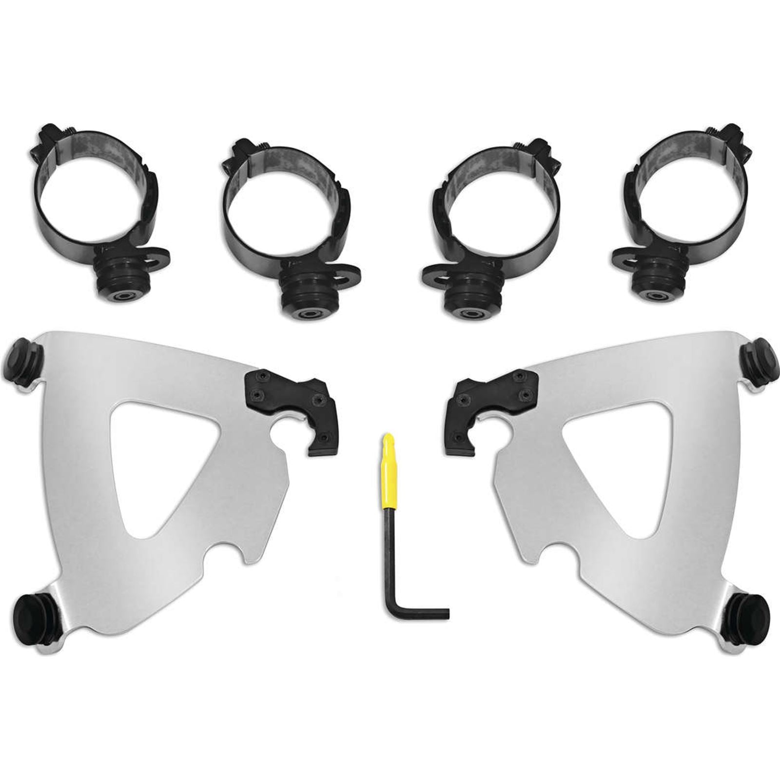 Memphis Shades Road Warrior Mounting Kit - Polished - FLSB MEK2043_75008