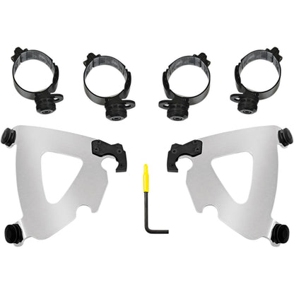 Memphis Shades Road Warrior Mounting Kit - Polished - FLSB MEK2043_426798