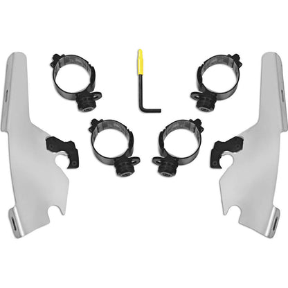 Memphis Shades Batwing - Mounting Kit - Polished - FLSB MEK2044_75009
