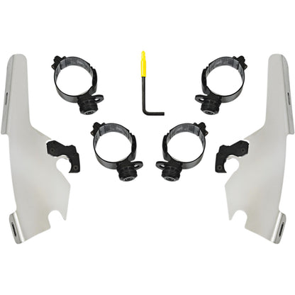 Memphis Shades Batwing - Mounting Kit - Polished - FLSB MEK2044_426802