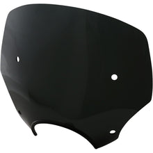 Memphis Shades El Paso Windshield - 13" - 7" Headlight Cutout - Dark Black Smoke MEP5235_425767