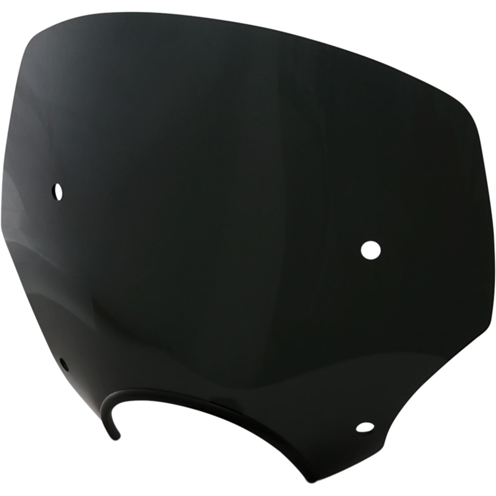 Memphis Shades El Paso Windshield - 13" - 7" Headlight Cutout - Dark Black Smoke MEP5235_426542