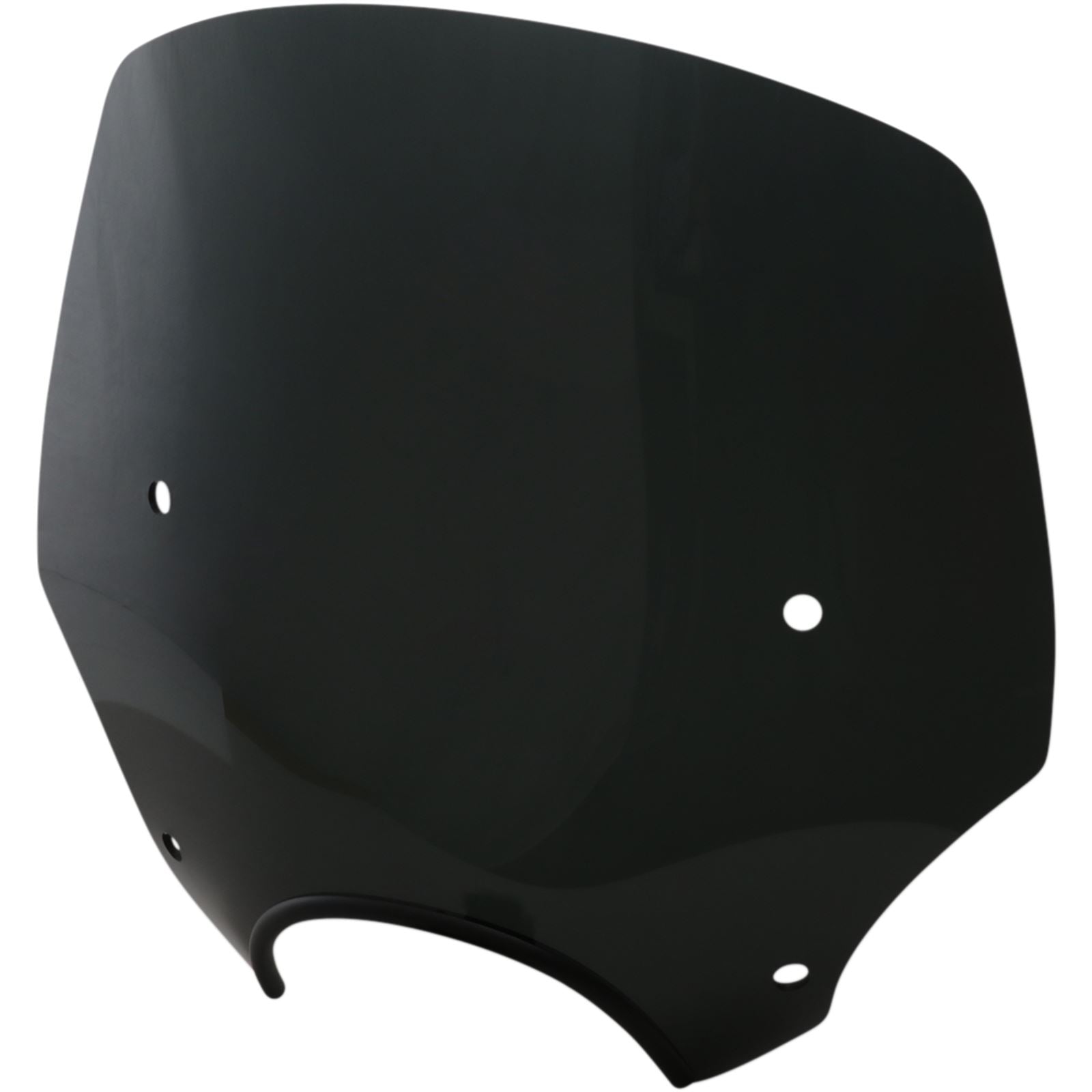 Memphis Shades El Paso Windshield - 15" - 7" Headlight Cutout - Dark Black Smoke MEP5245_425769