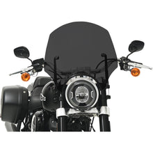 Memphis Shades El Paso Windshield - 15" - 9" Headlight Cutout - Dark Black Smoke MEP5265_426554