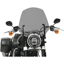 Memphis Shades El Paso Windshield - 17" - 9" Headlight Cutout - Black Smoke MEP5273_426557