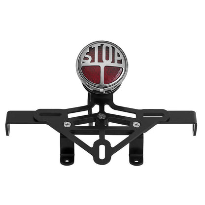 Motone Customs Assembly with Taillight Miller Light/Turn Signal/License - Black [MPN: PTS008-K]_75098