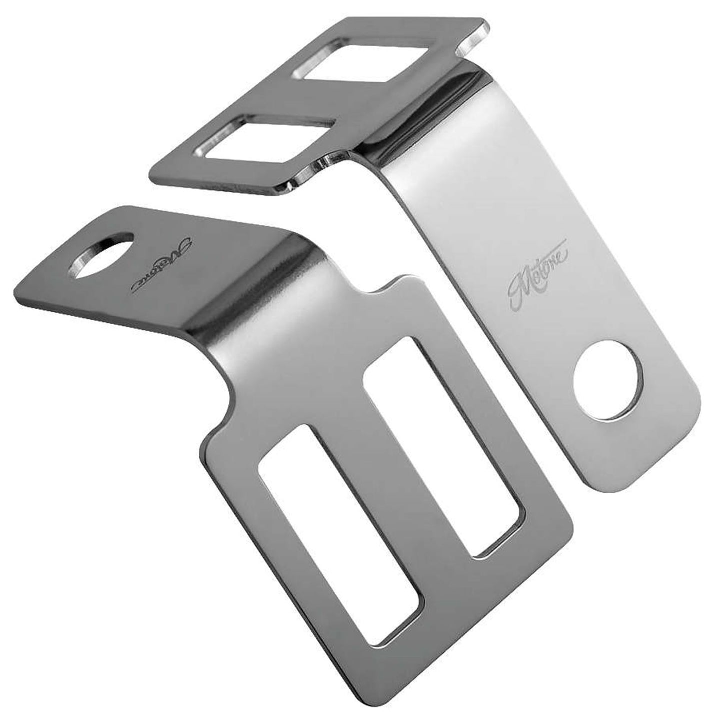 Motone Customs Under Seat Turn Signal Brackets - Polished [MPN: PTS001W]_75199