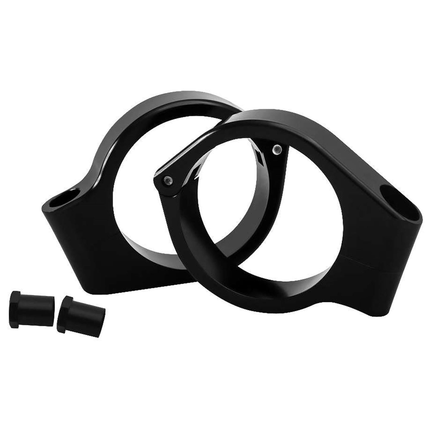 Motone Customs Fork Turn Signal Bracket - 39mm - Black [MPN: PNX039B]_75200