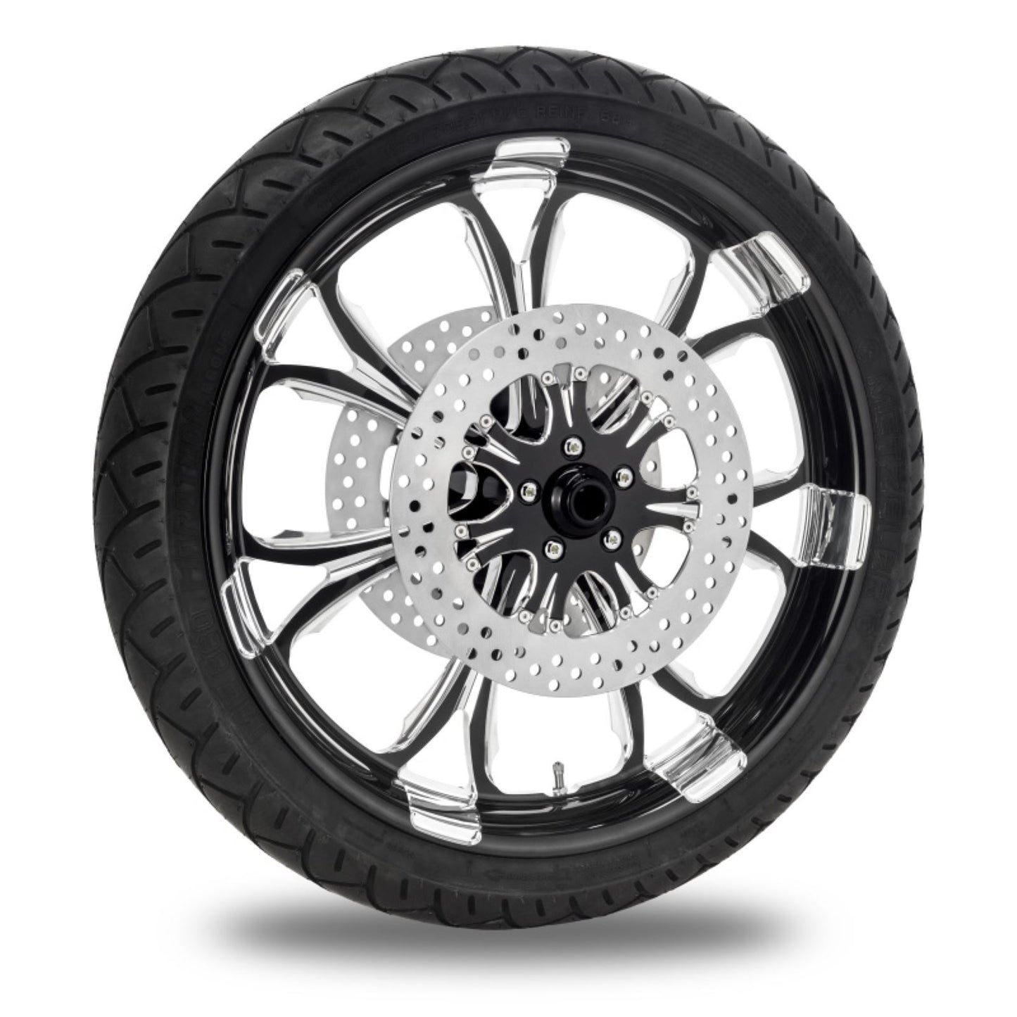 Performance Machine Paramount Front Forged Wheel Abs Black Chrome 21" x 3.5" 1204-7106R-PARAJ-BMP_1463035