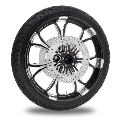 Performance Machine Paramount Front Forged Wheel Abs Black Chrome 21" x 3.5" 1204-7106R-PARAJ-BMP_1463035