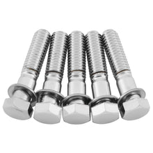 Performance Machine Pulley Bolt Set Hex Chrome 7/16"-14 2" 0109-0055-CH_75530