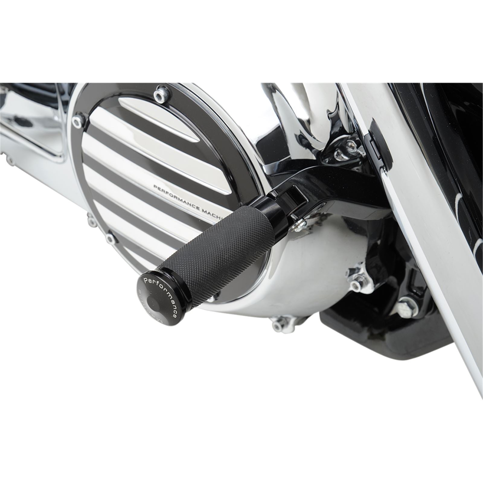 Performance Machine Contour Footpeg - Black 0035-0083-B_452905
