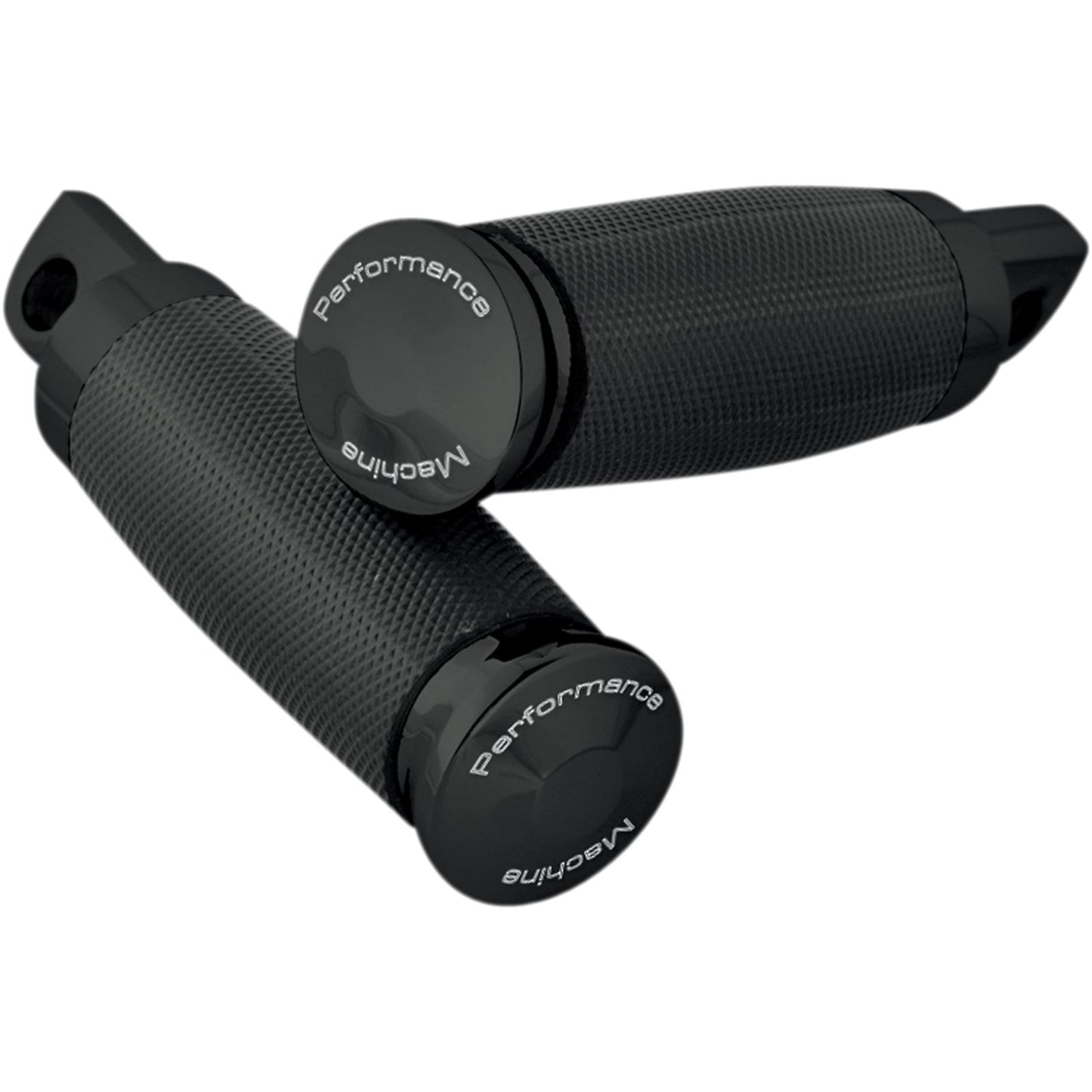 Performance Machine Contour Footpeg - Black 0035-0083-B_452906