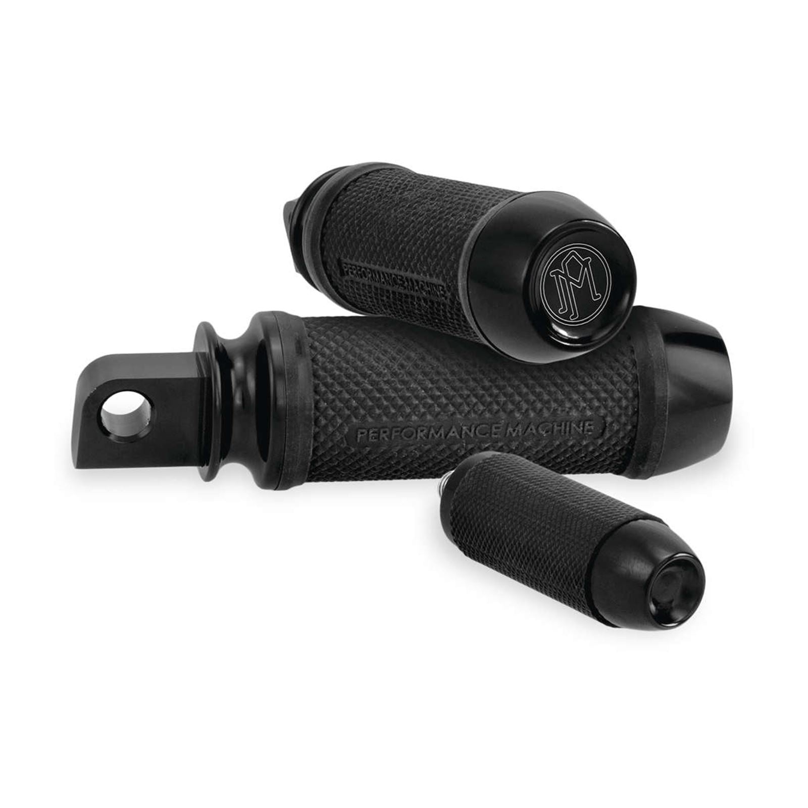 Performance Machine Elite Footpegs - Black - Softail 0035-0094-B_75548