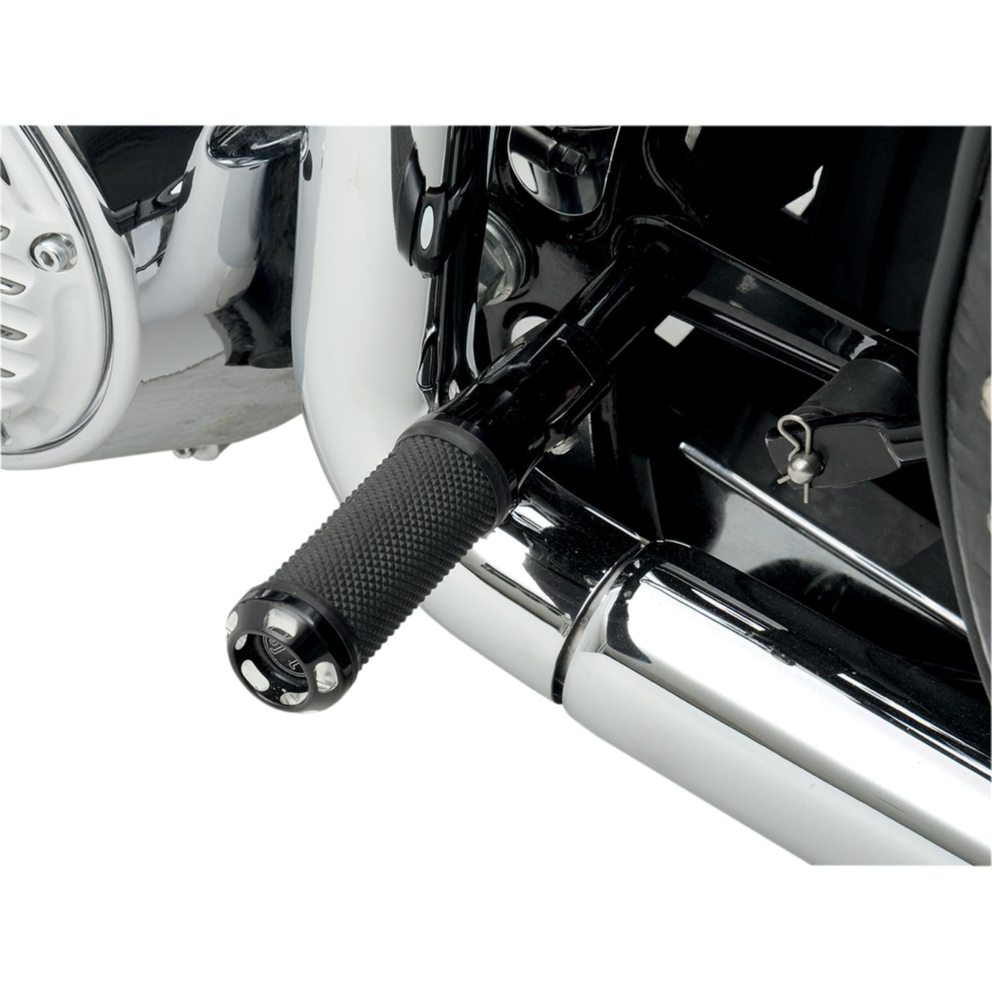 Performance Machine Apex Footpegs - Straight - Black 0035-1097-BM_452876