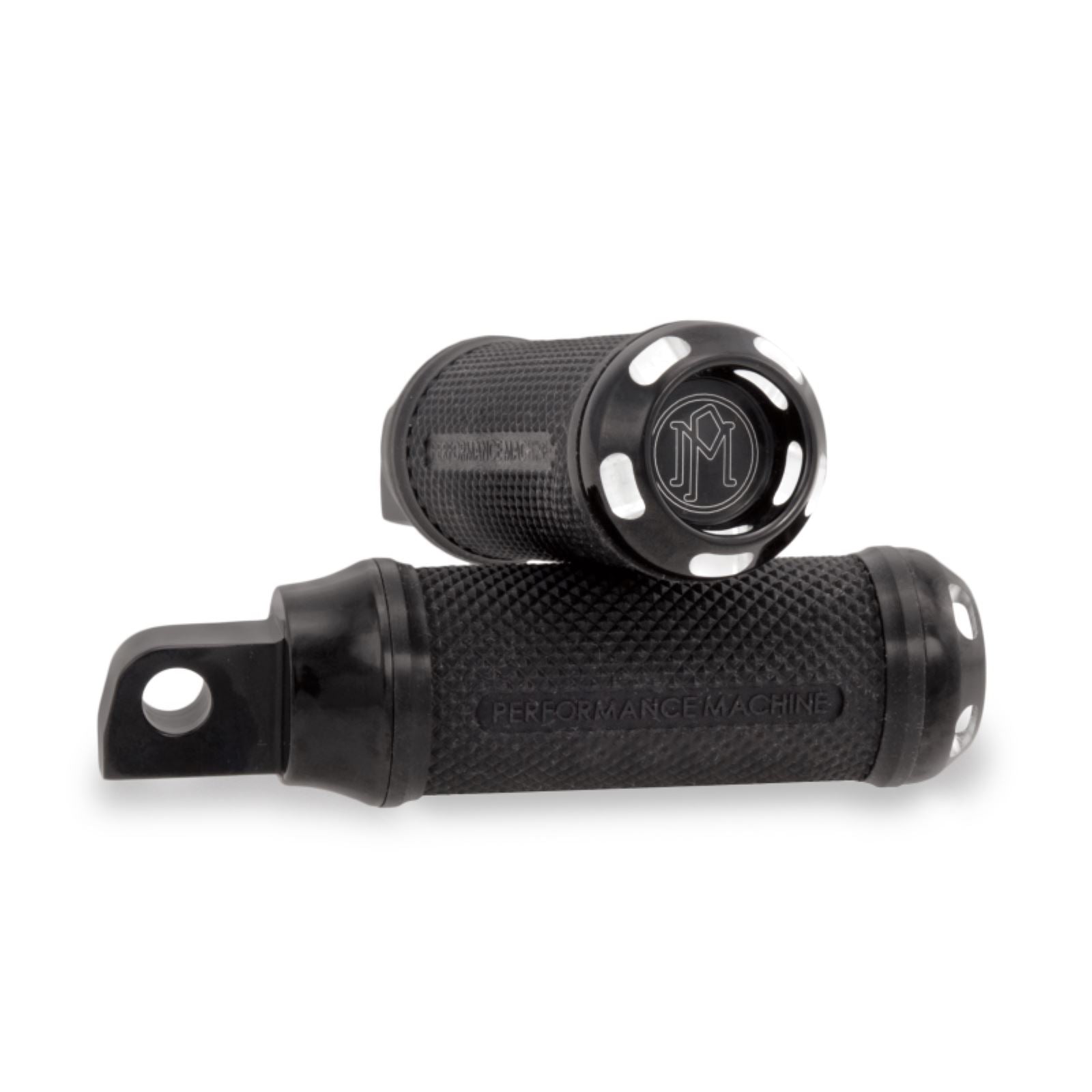Performance Machine Apex Footpegs - Straight - Black 0035-1097-BM_1462873