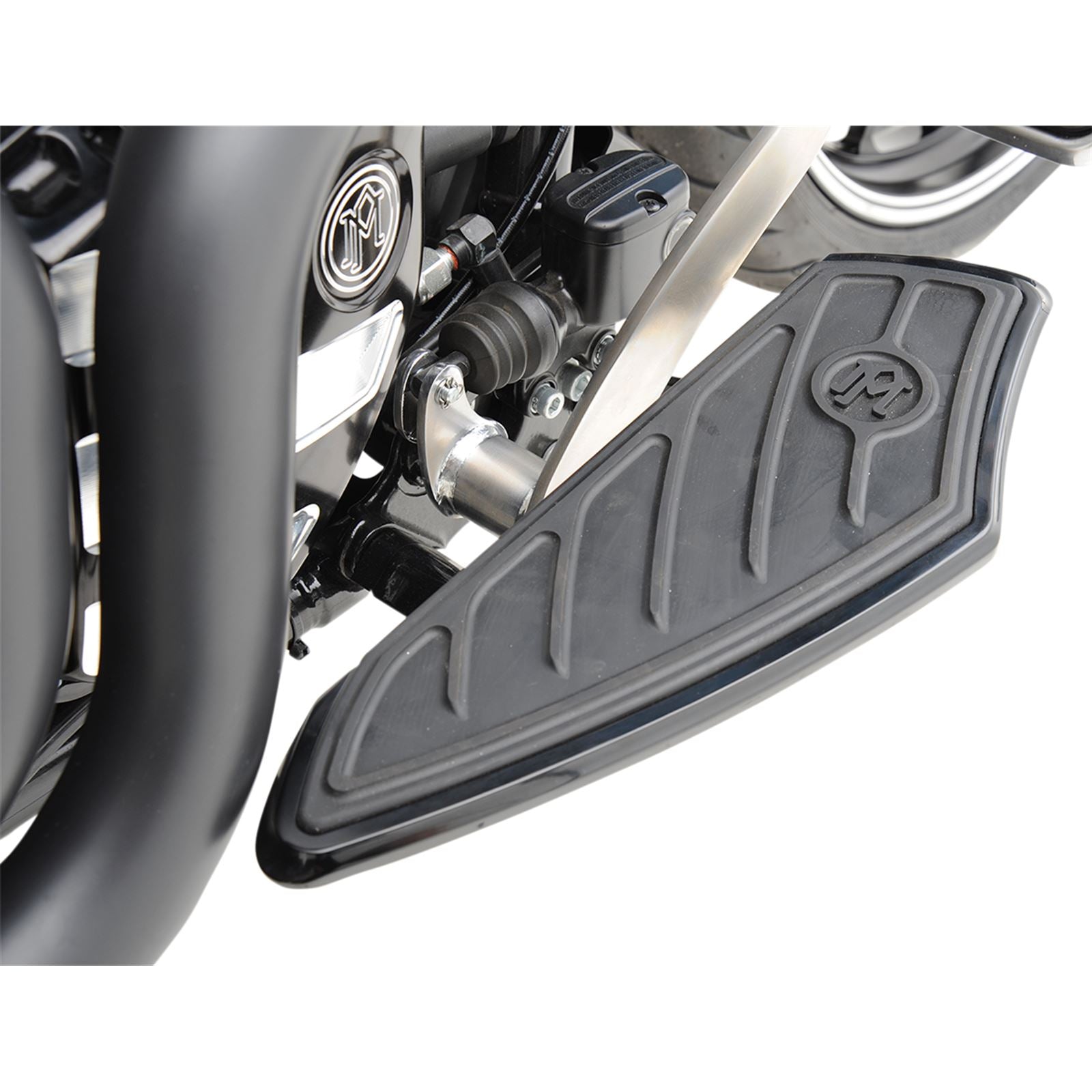 Performance Machine Driver Floorboards - Black- '84-17FL 0036-1000-B_452931