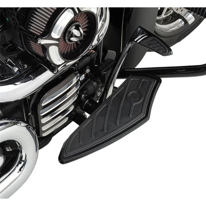 Performance Machine Driver Floorboards - Black- '84-17FL 0036-1000-B_452934