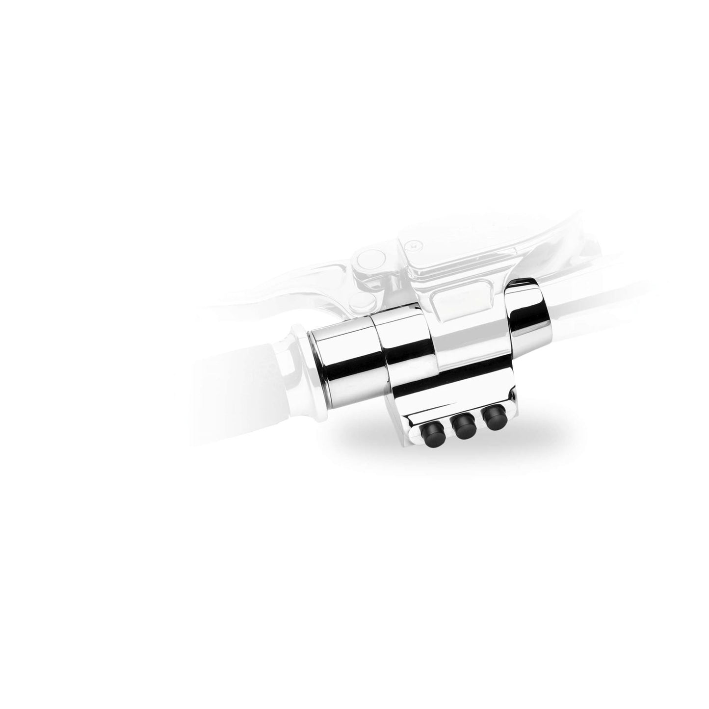 Performance Machine Chrome Left-Side Three-Button Hydraulic Clutch Switch Assembly 0062-2033-CH_75577