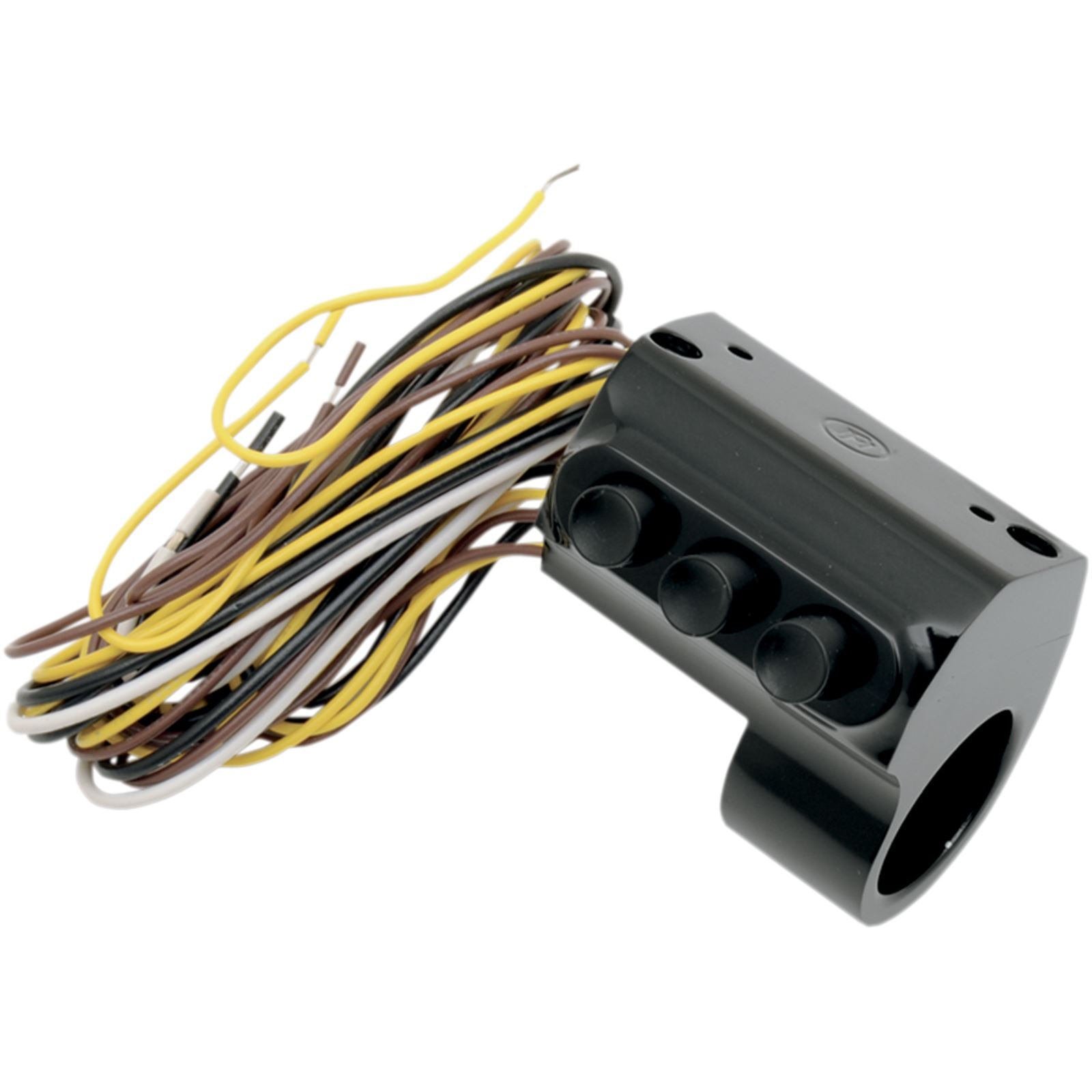 Performance Machine Black Left-Side Three-Button Cable Clutch Switch Assembly 0062-2035-B_452544