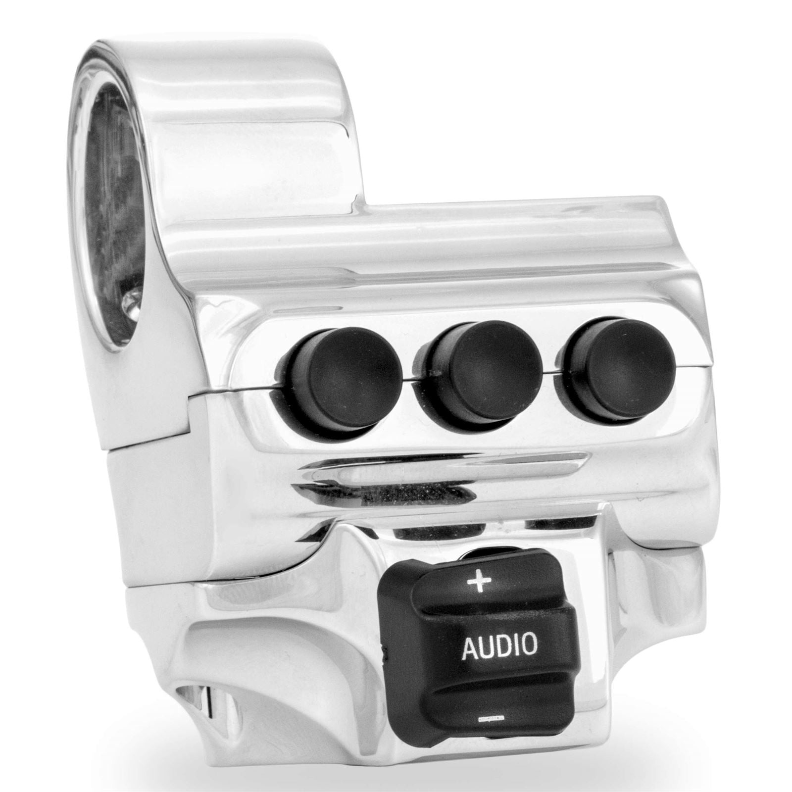 Performance Machine Chrome Left-Side Four-Button Hydraulic Clutch Switch Housing 0062-2041-CH_75583