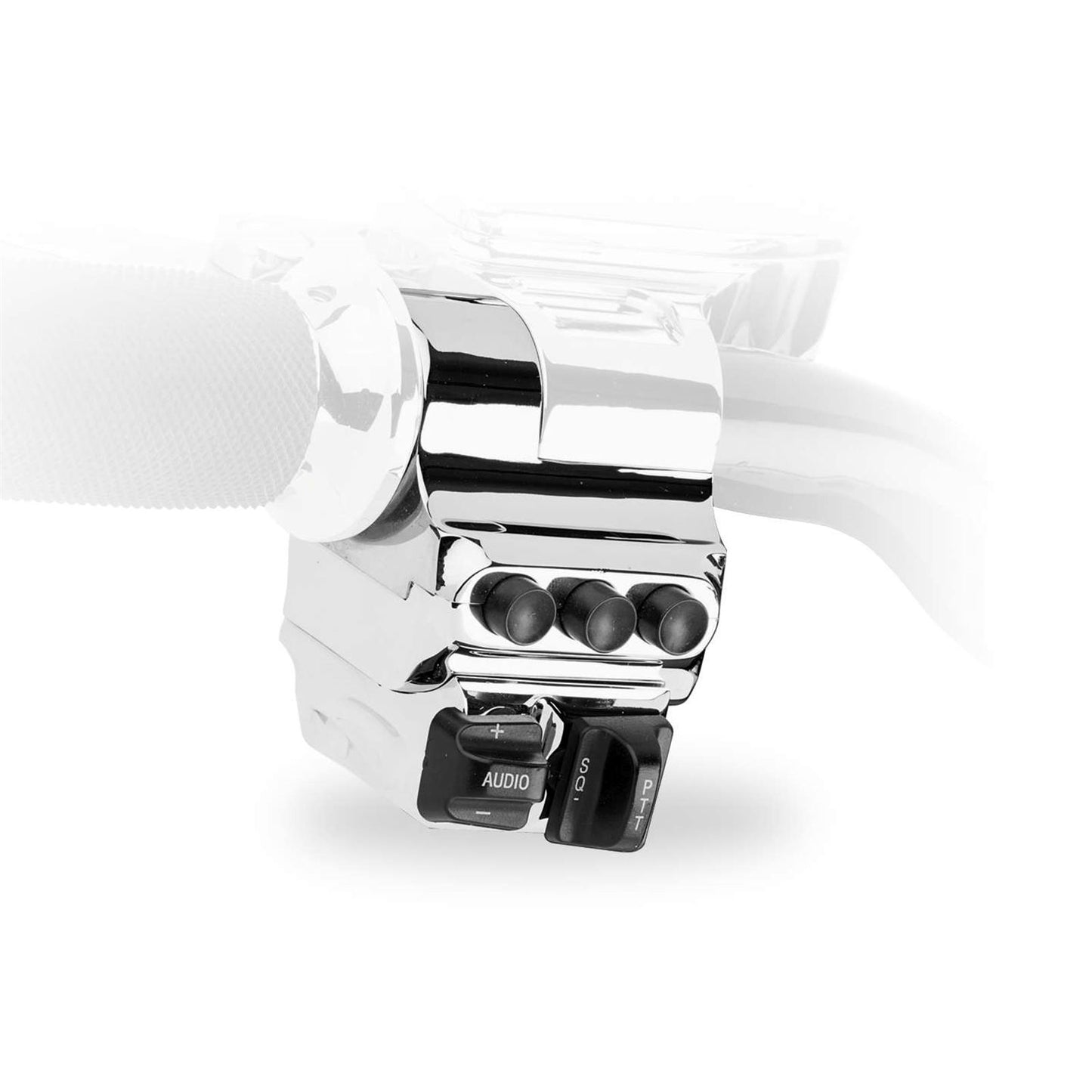 Performance Machine Chrome Left-Side Five-Button Hydraulic Clutch Switch Housing 0062-2043-CH_75585