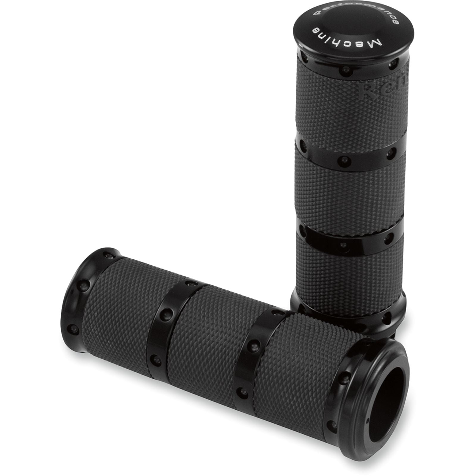 Performance Machine Black XL Grips for Throttle-by-Wire 0063-2018-B_452568