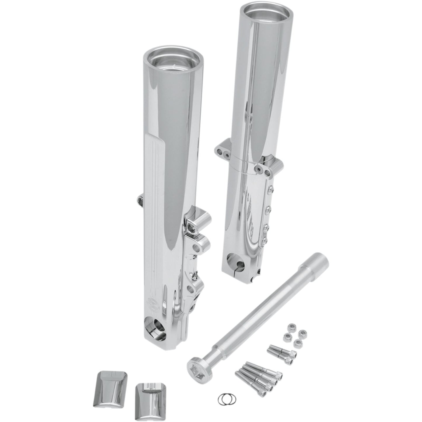 Performance Machine Lower Fork Leg Kit - Single Disc - Chrome - '14-'20 FL 0208-2097-CH_452461