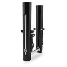 Performance Machine Lower Fork Leg Kit Dual Disc Contrast Cut-Black/Silver-'14-'20 FL 0208-2098-BM_75841