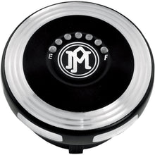 Performance Machine Fuel Cap - Contrast Cut - Merc with LED Fuel Gauge 0210-2025MRC-BM_452633
