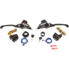 Performance Machine Black 9/16" Master Cylinder Hydraulic Handlebar Control Set [MPN: 0062-4020-BM]_452503