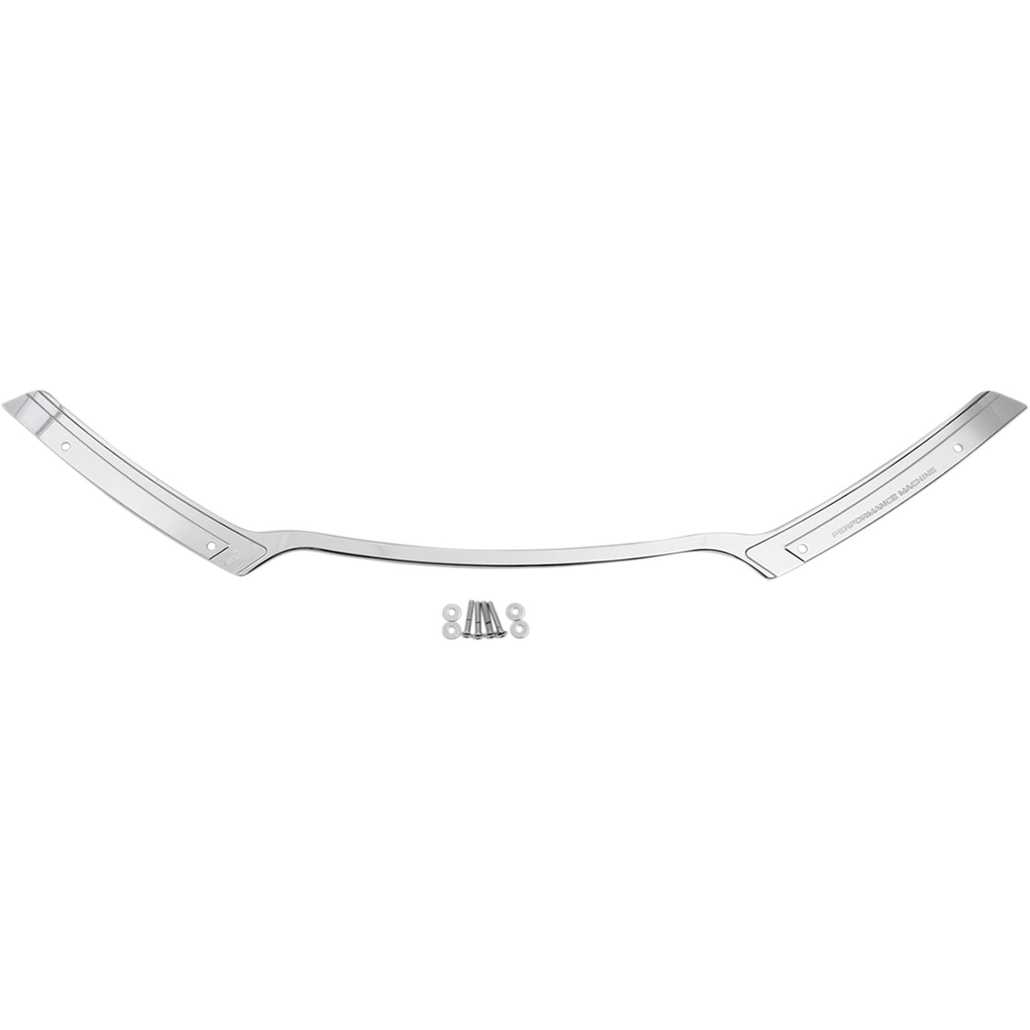 Performance Machine Windshield Trim - Scallop - Chrome - FLTR '15+ 0209-2018SCA-CH_453311
