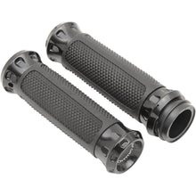 Performance Machine Black Overdrive Grips for Throttle-by-Wire 0063-2082-B_452587