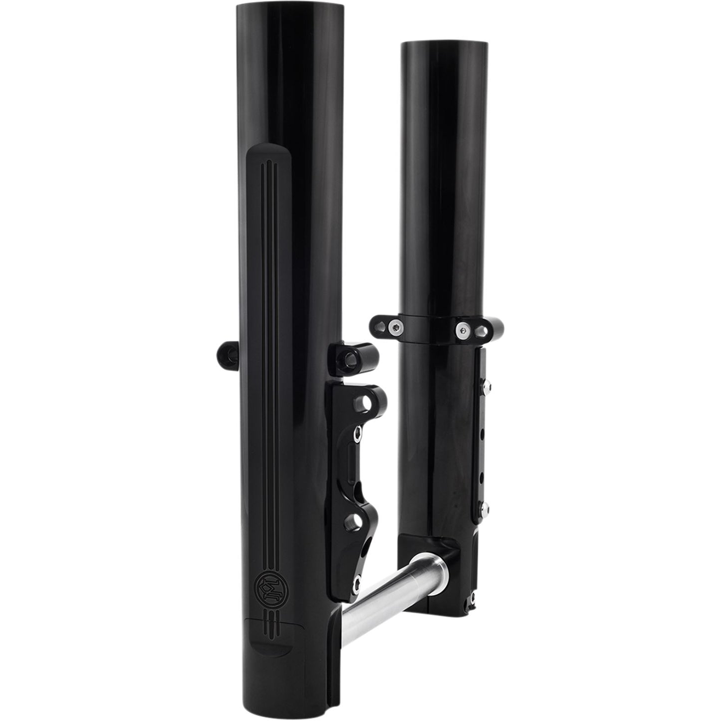 Performance Machine Lower Fork Leg Kit - Single Disc - Black - '14-'20 FL 0208-2097-B_452466