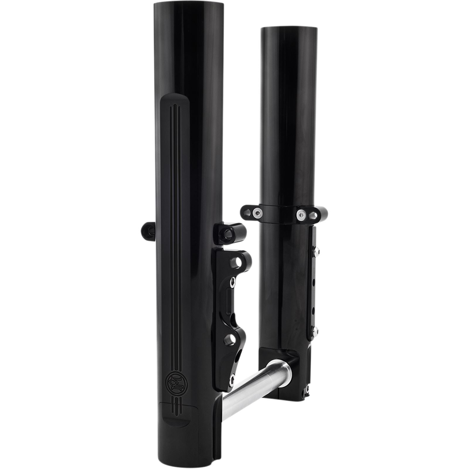 Performance Machine Lower Fork Leg Kit - Single Disc - Black - '14-'20 FL 0208-2097-B_452466