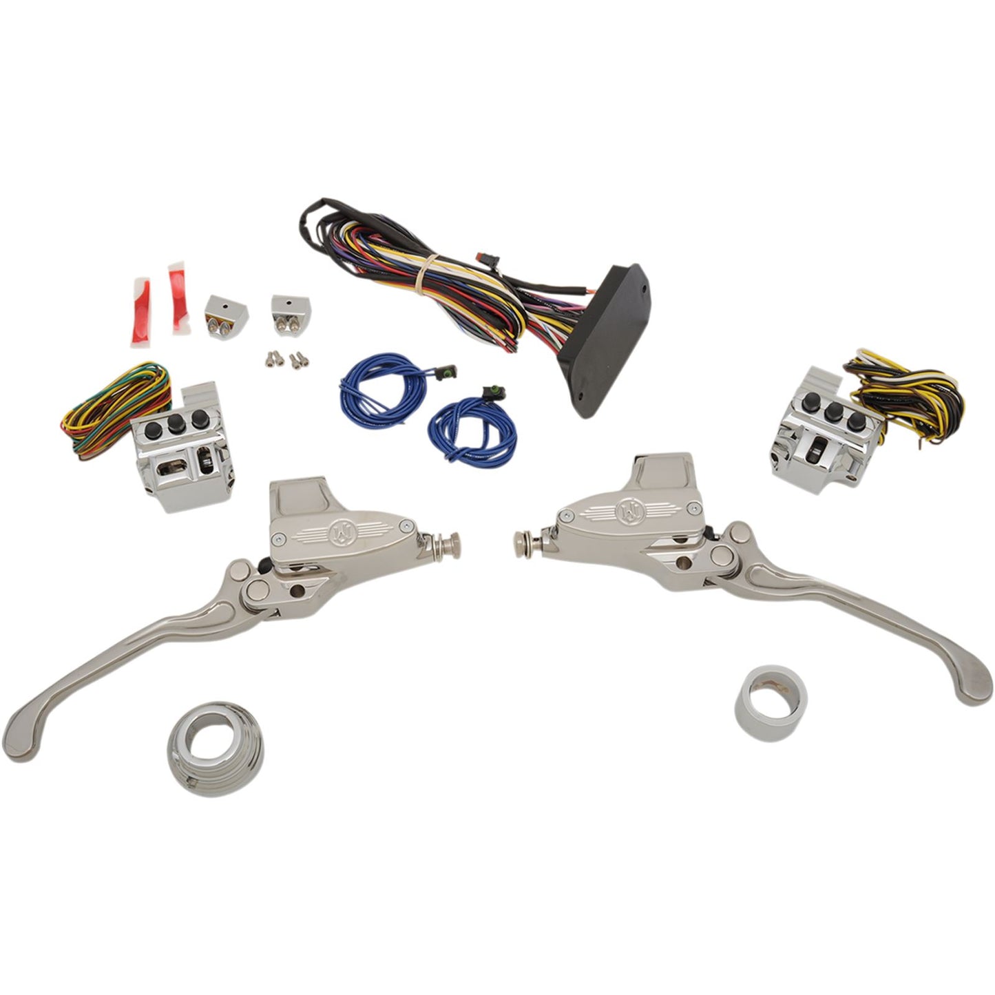 Performance Machine Chrome 9/16" Master Cylinder Hydraulic Handlebar Controls 0062-4025-CH_452513