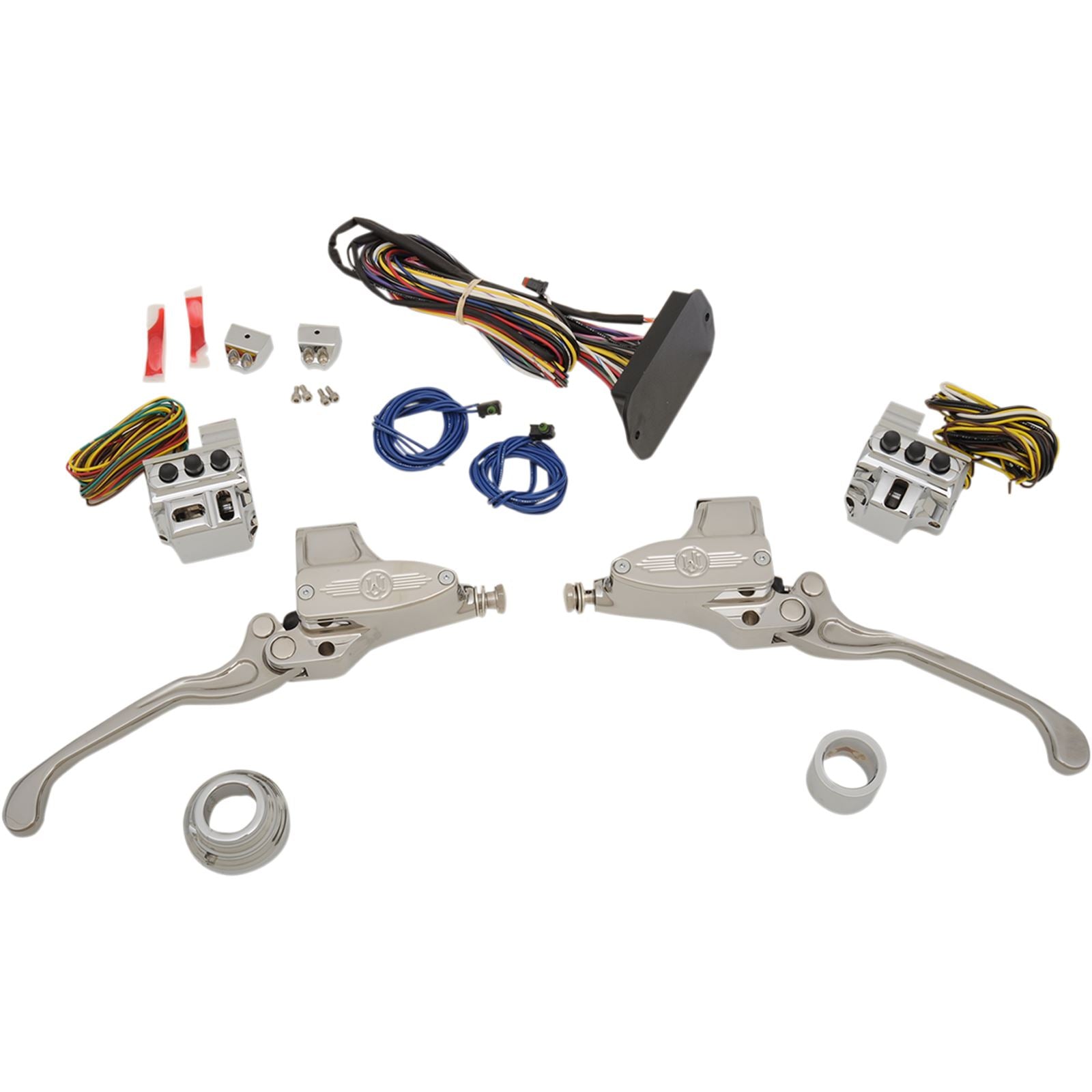 Performance Machine Chrome 9/16" Master Cylinder Hydraulic Handlebar Controls 0062-4025-CH_452513
