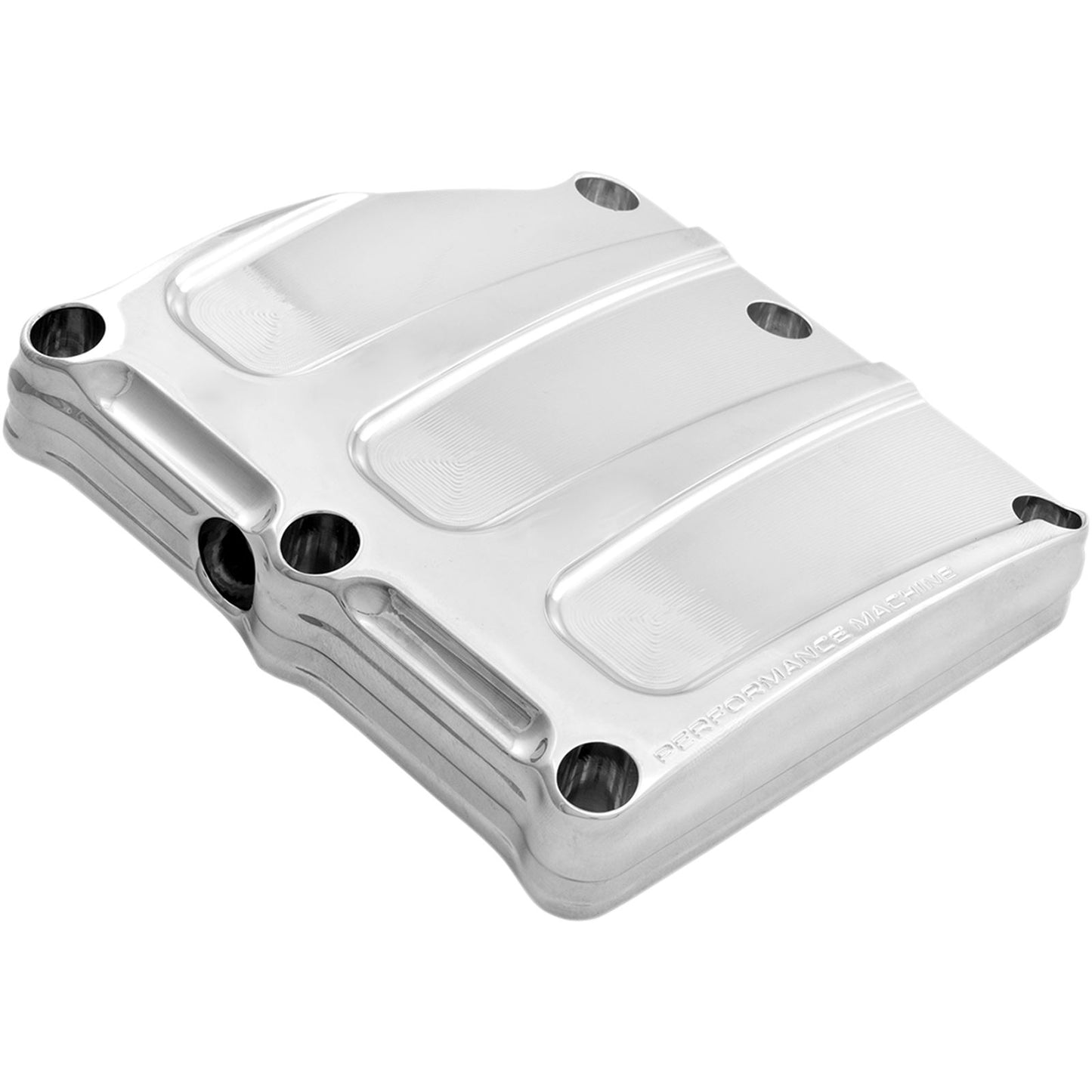 Performance Machine Transmission Cover - Chrome - Scallop 0203-2018-CH_452831