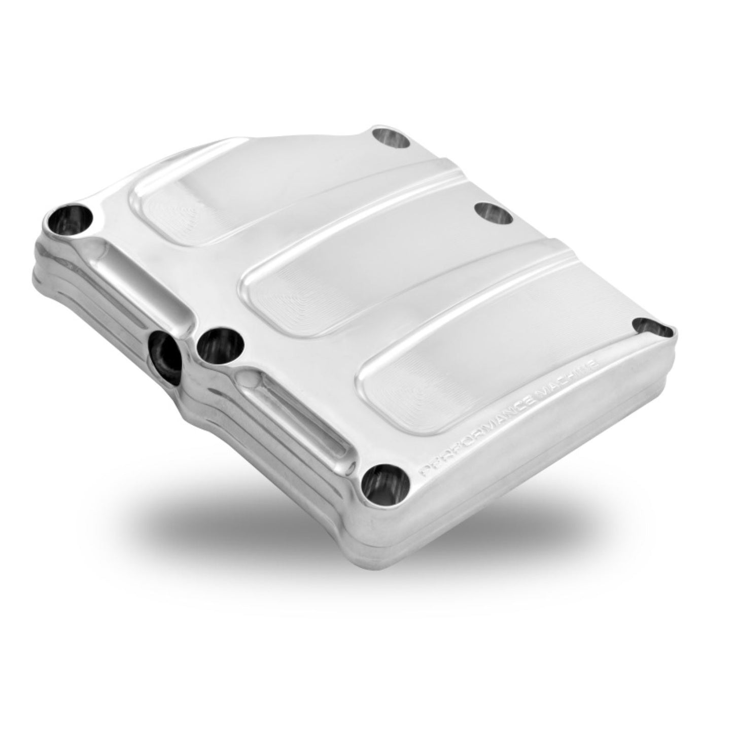Performance Machine Transmission Cover - Chrome - Scallop 0203-2018-CH_1462435