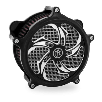 Performance Machine Insert Air Cleaner Rival Black 0206-2010RVL-BM_76111