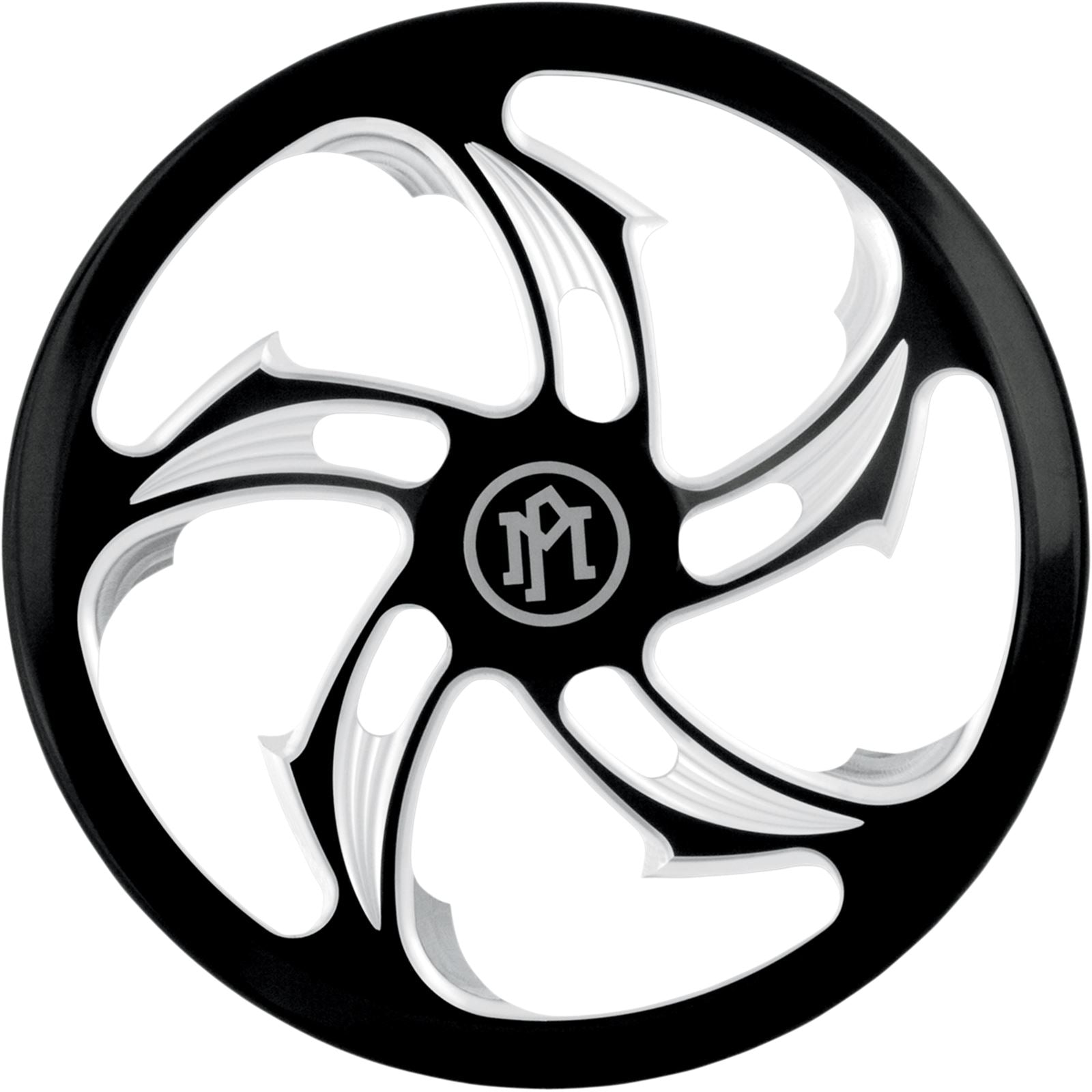 Performance Machine Insert Air Cleaner Rival Black 0206-2010RVL-BM_452782