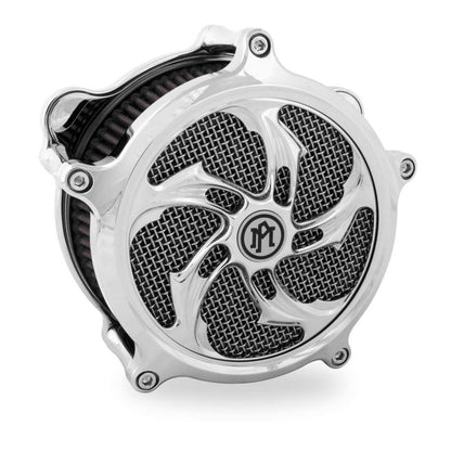 Performance Machine Insert Air Cleaner Rival Chrome 0206-2010RVL-CH_76112