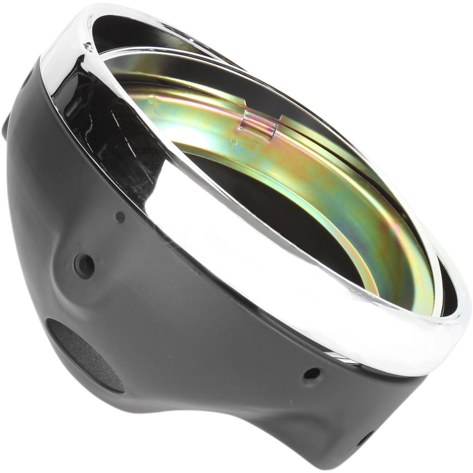 Emgo HeadLight For Kawasaki Style 7" Matte Black 66-65010_381743