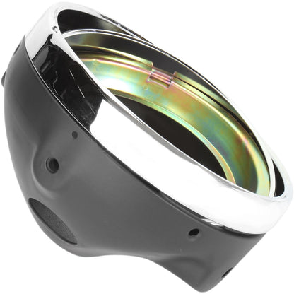 Emgo HeadLight For Kawasaki Style 7" Matte Black 66-65010_381743