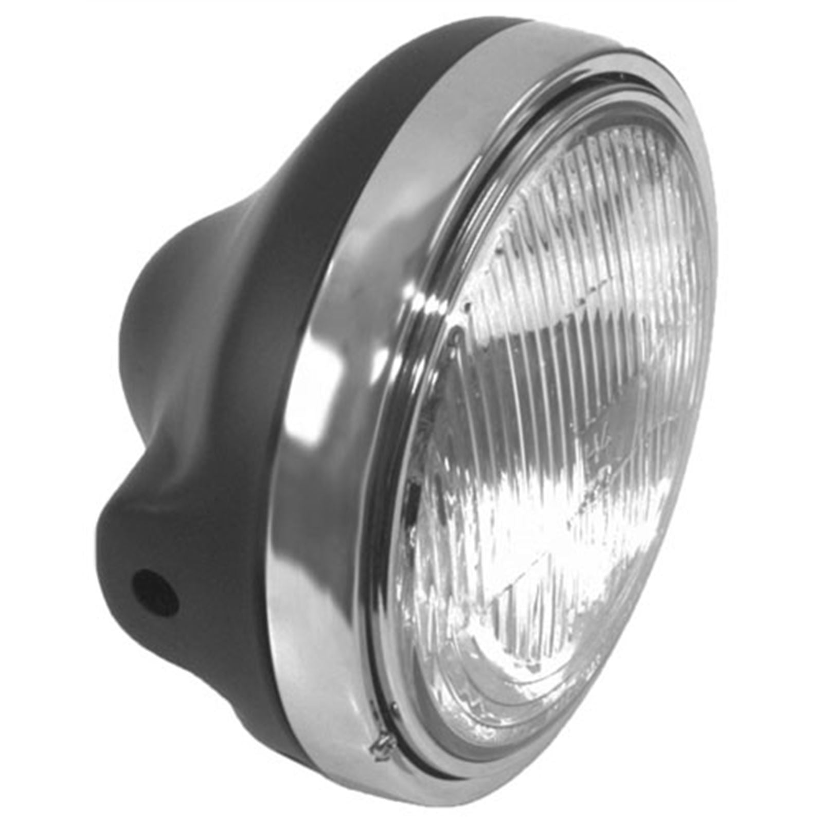 Emgo HeadLight For Kawasaki Style 7" Matte Black 66-65010_558322